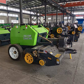 圆捆打捆机厂家 自走式秸秆粉碎打捆机价格 牧草打捆机图片视频