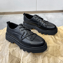 Men's summer thin breathable business casual shoes British style trendy versatile leather shoes 3258-T