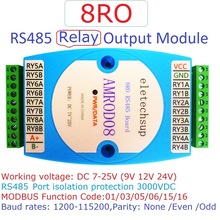 AMROD08 8RO �^���ݔ��ģ�K/RS485 MODBUS RTUͨӍ