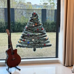 国境を越えたクリスマス墨緑白尖毛条9cm暗号化2メートルクリスマスツリー装飾壁面DIYカラーバー