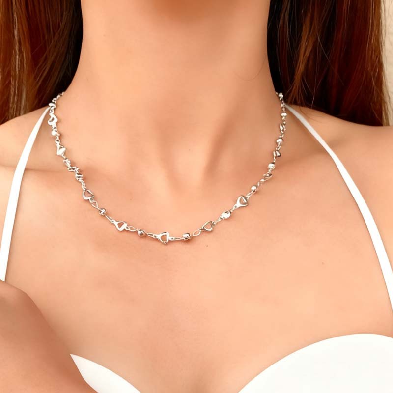 Clavicle chain 40+5cm (white k)