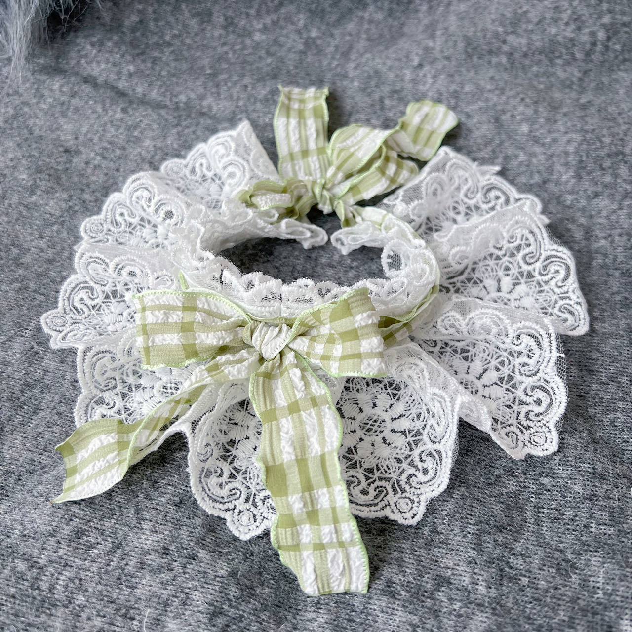 Cute Cotton Polyester Bow Knot Pet Saliva Towel display picture 1