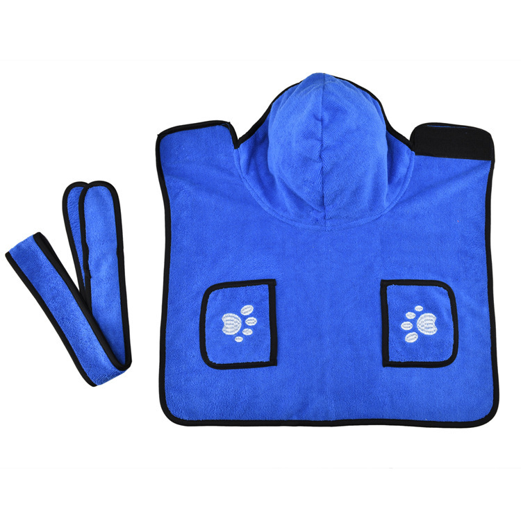 Universal Absorbent Dog Bathrobe And Pet Towel Blanket For Dogs_voghion.com