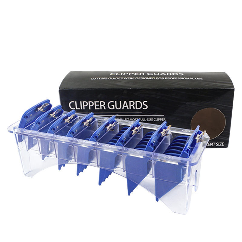 CestoMen peluquería pelo Clipper eléctrico límite peine traje pelo Clipper push Edge peine pinza posicionamiento peine 8-piece Set