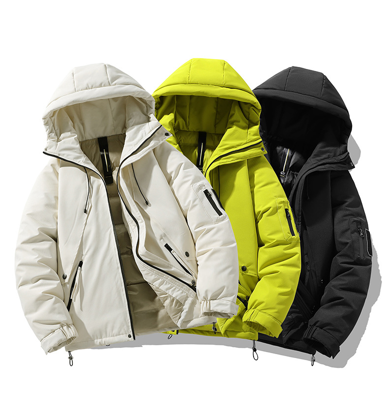 Herren Daunenjacke Für Den Winter Outdoor Freizeit Warm Und Dick_voghion.com