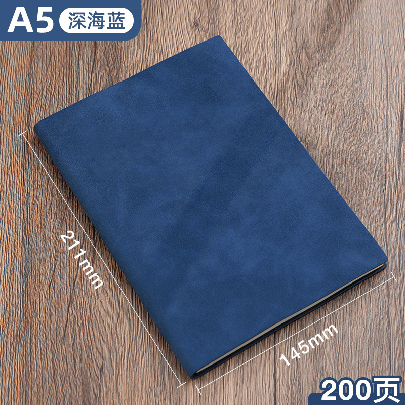 A5 다크블루 [PU 소프트 가죽 모델]