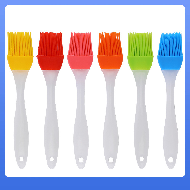 ✅Zibo barbecue manufacturers in stock silicone barbecue brush cooking brush seasonings brush large split oil brush silicone brush