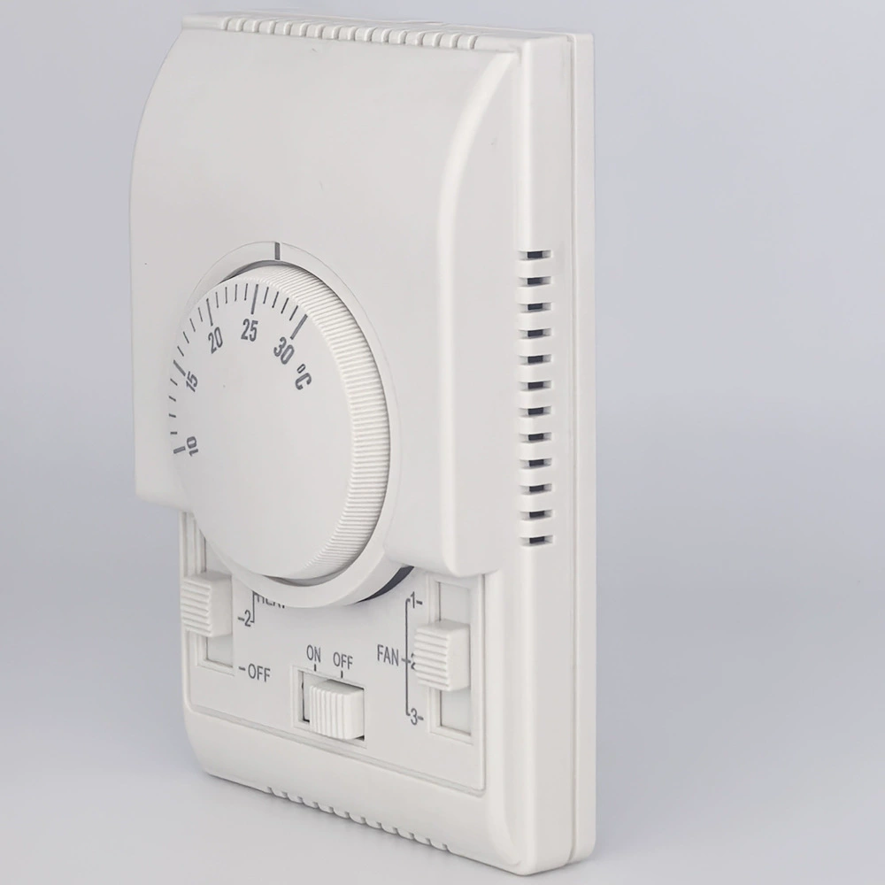 Механическая ручка термостата, панель управления вентилятором и кондиционером центрального кондиционирования