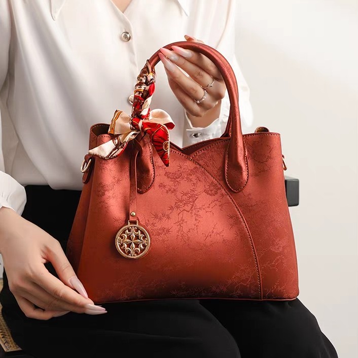 Rote Tasche, Handtasche im chinesischen Stil, Muttertasche, Hochzeitstasche, Alltagstasche für Damen, Hochzeitstasche_voghion.com