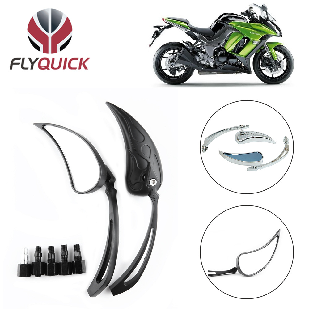 FLYQUICK transfronterizo caliente venta de la motocicleta reflector fresco de la motocicleta reflector de forma especial modificado espejo decorativo