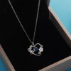 Chain stainless steel, pendant, necklace, does not fade, moonstone, Korean style, simple and elegant design, Birthday gift