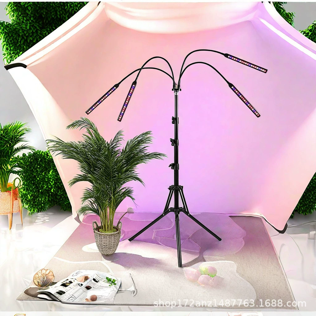 Лампа для растений, лампа для выращивания растений, лампа для комнатных растений, мощная лампа для выращивания зеленых растений в горшках для овощей, световая координация для развития