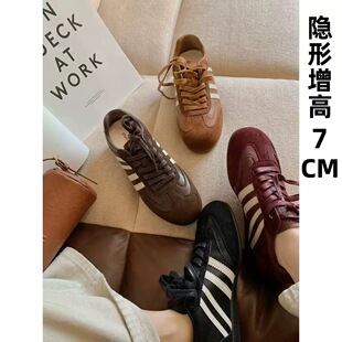 7cm������~��Ƥ�͹ŗl�y��ӖЬŮ�¿��nϵ�ٴ�ƴ�����e�\�Ӱ���Ь