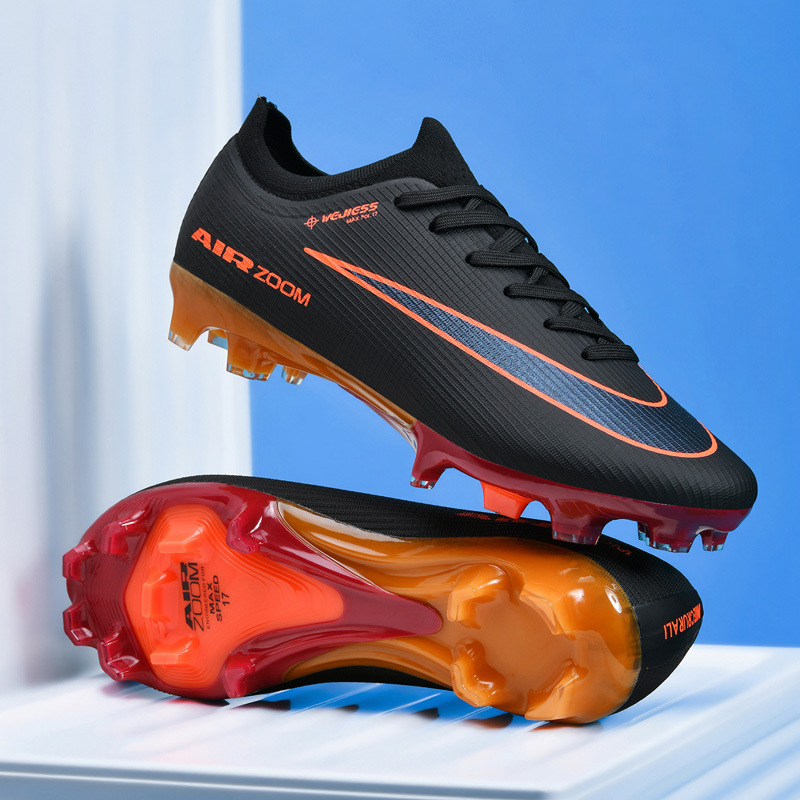 Zapatillas de Fútbol de Tejido Volador Caña Baja de TPU Ligero para Césped Artificial