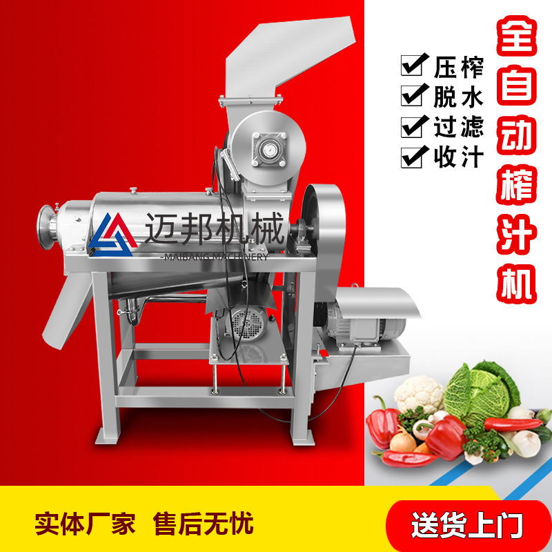 生产销售水果破碎榨汁机 雪梨螺旋榨汁机 梨膏榨汁加工设备