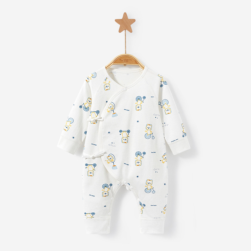 Bebé recién nacido Ropa Primavera, Otoño e Invierno masculino y femenino recién nacido base 0 caliente 3 meses puro algodón monje traje bebé mono image 8