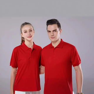 短袖翻领T恤涤棉广告衫定制polo 文化衫班服印logo定做厂家餐饮服