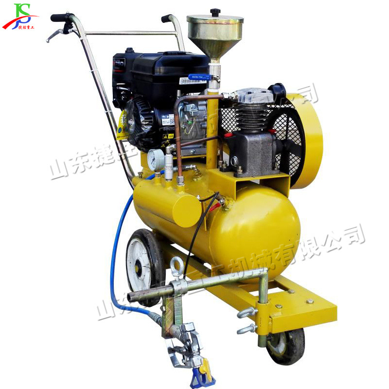 Empuje manual aceite inferior camión construcción de carreteras presión automática imprimación coche fusión en caliente marcado equipo auxiliar de construcción