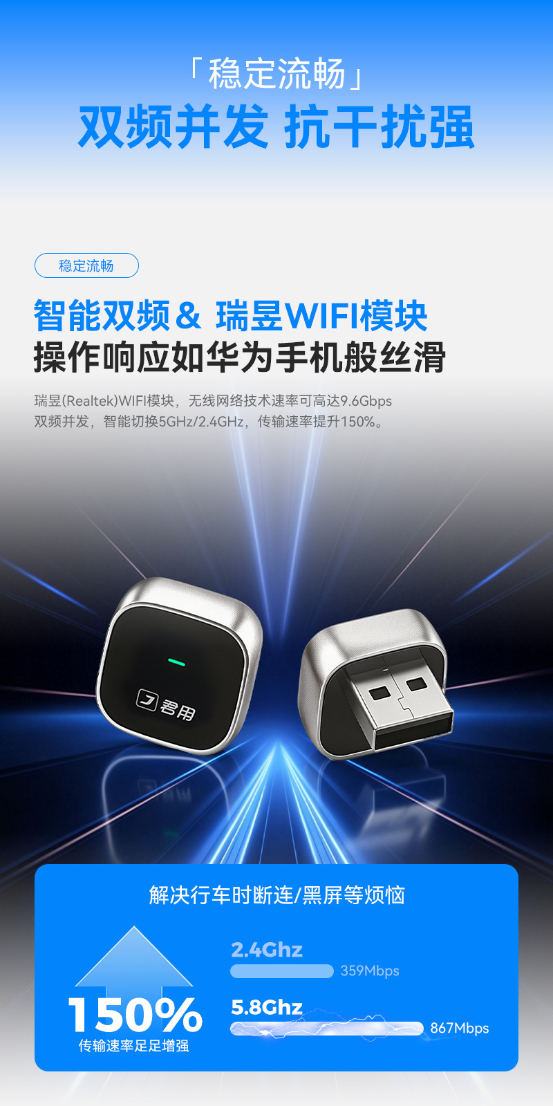 The Original Car Wired Carplay Can Be Converted into a Wireless Hicar Car Connectivity Box, Suitable for Huawei Mobile Phone Navigation