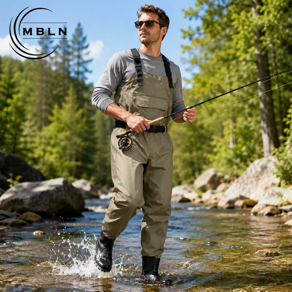 Mblnpvc Fishing Wading Pants for Lure Fishing and Catching Fish