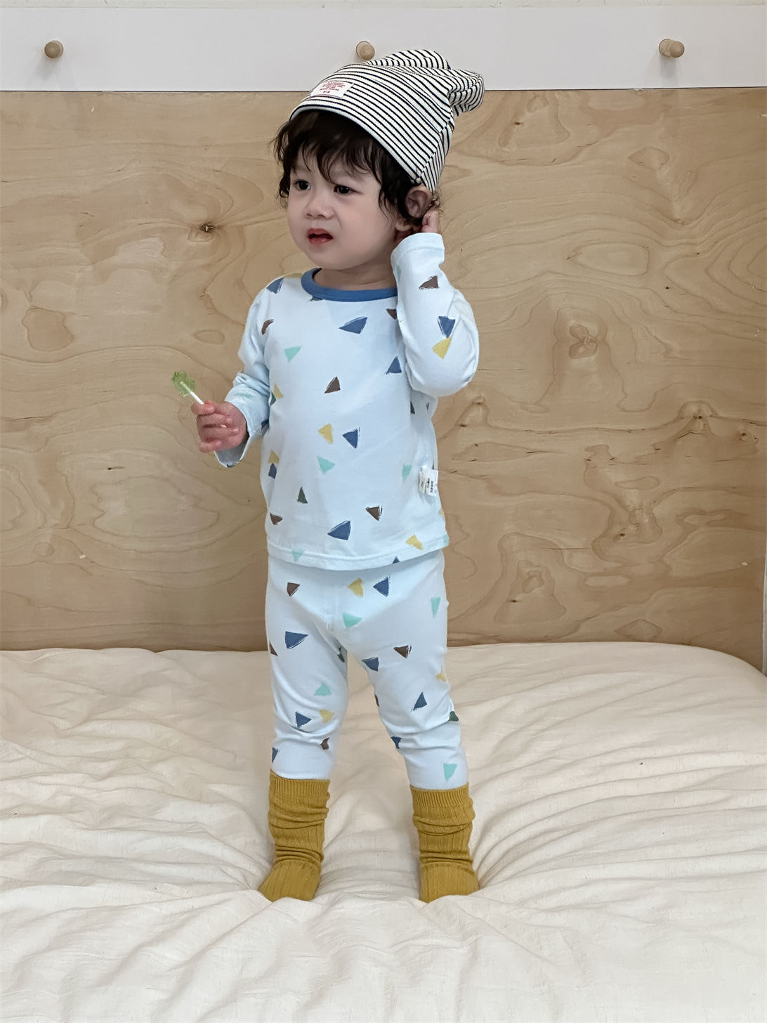 Niños pijamas de otoño set de ropa de bebé set de ropa de otoño ropa de otoño ropa infantil 2025 nuevo