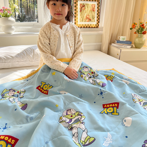 Cartoon Disney Children's Summer Quilt Infant and Toddler Noon Quilt Lunch Break Quilt Summer Quilt Air Conditioner Quilt Live Broadcast Gift Wholesale