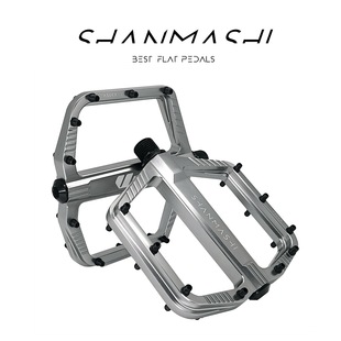 shanmashi 2024 CNC aluminum alloy lightweight bearing mountain bike pedal polished bright treatment