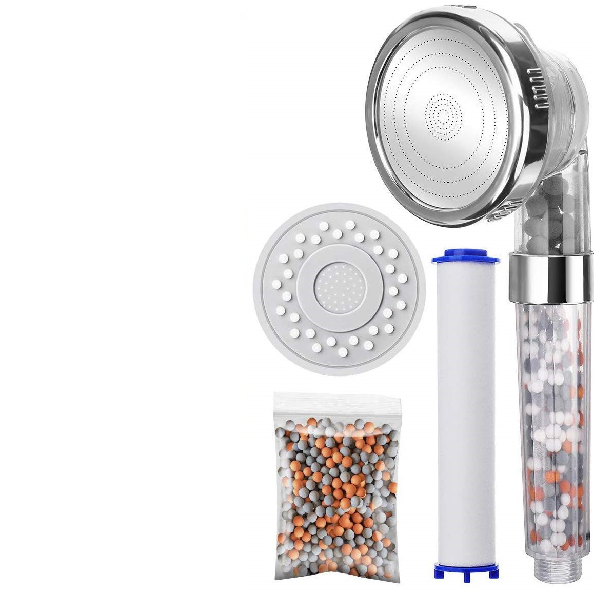 B Модель прозрачная (смешанный цвет)+(смешанный цвет шарика)+панель+хлопок