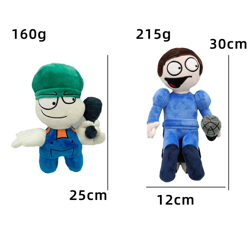 跨境新品dave and bambi plush戴夫朋友公仔 毛绒玩偶公仔 玩具