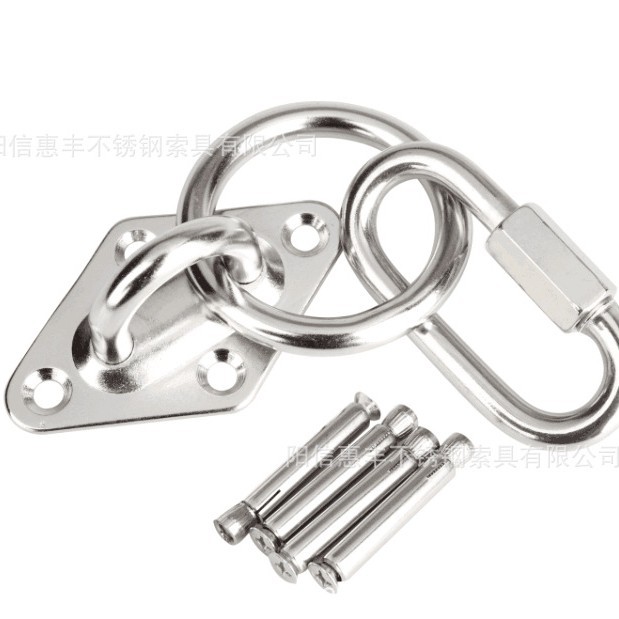 厂家直销 现货供应 不锈钢菱型门扣 船栓座 门鼻子 各类索具