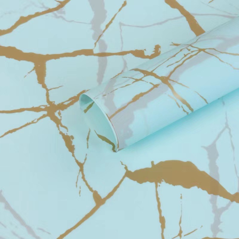 Papel de Envolver Rosa Estilo Coreano Plástico BOPP Impermeable para Ramo de Flores