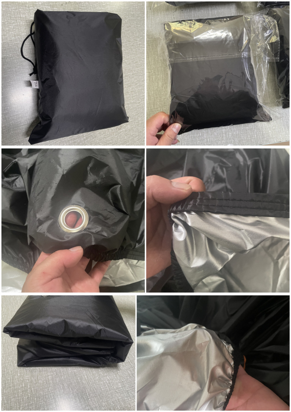 Cross-Border Amazon Popular Tricycle Cover 210D Oxford Cloth Pu Coated Bicycle Cover Motorcycle Cover Waterproof and Anti