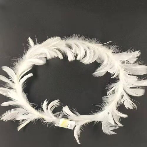 New Fairy Luminous Feather Garland Rabbit Ears Internet Celebrity Night Market Glitter Headwear Scan QR Code Small Gift Wholesale