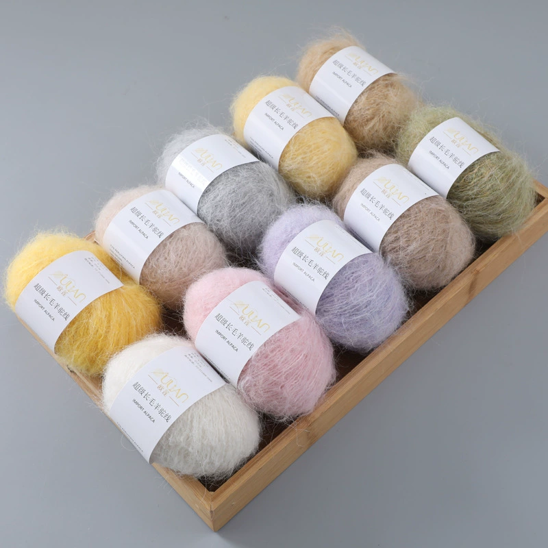 Пряжа Peruvian alpaca (OULIAN), средняя толщина, моток 25 г, 28 цветов