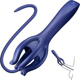 10频震动马眼插棒尿道刺激震动前列腺按摩器男士阴茎训练器飞机杯