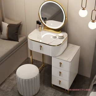 Light Luxury Dressing Table Storage Cabinet Integrated Bedroom Modern Simple Small Apartment Normcore Popular Ins Style Makeup Table