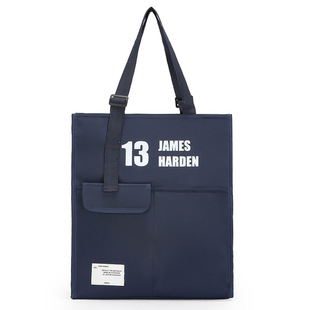 Oxford Cloth Handbag Study Bag Book Canvas Bag Boys and Girls Student Carrying Book Bag Tutoring Bag Tutoring Bag School Bag