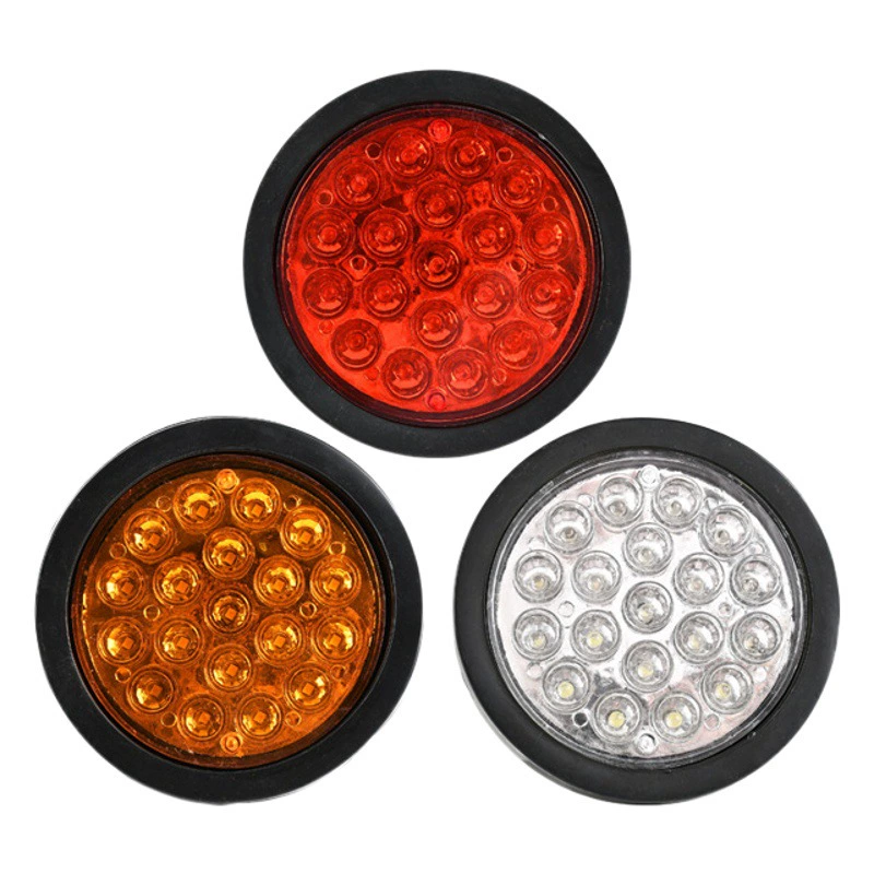 Заводской грузовик светодиодный задний фонарь 24V центральный прицеп светодиодные Аксессуары для задних фонарей большой задний фонарь автомобиля задний фонарь