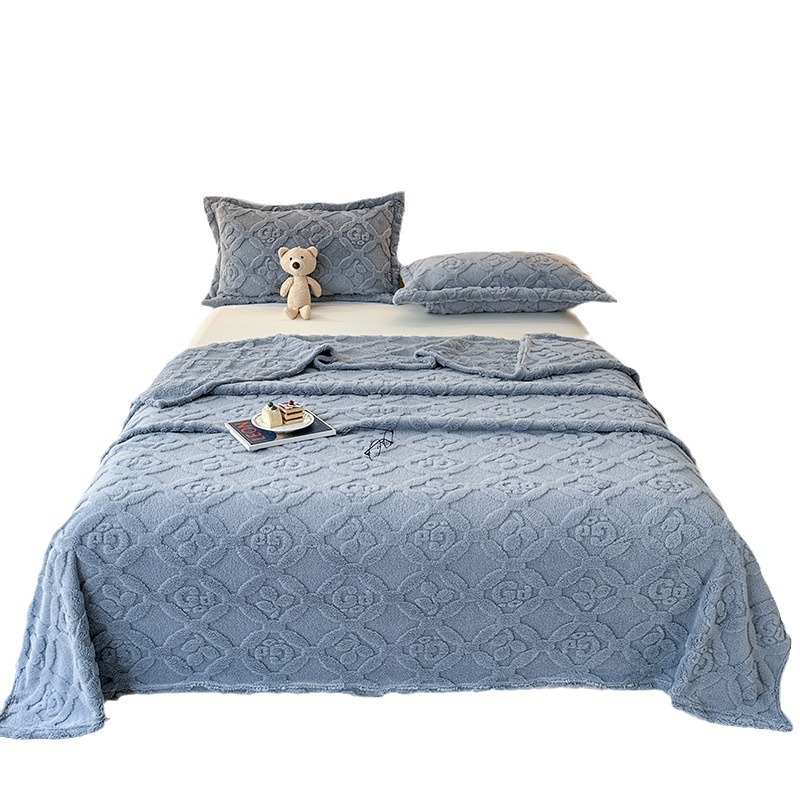 Pure Color Clover Tuff fliisist tekk Coral fliisist päevatekk Diivanitekk kingituseks kliimaseadme tekk_voghion.com