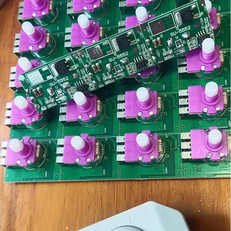 厂家供应调光壳调光线路板调光开关调光电位器亮度开关调光线开关