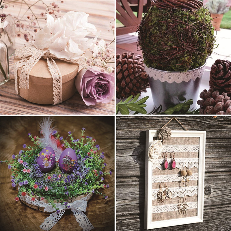 Transfronterizo europeo y americano algodón soluble en agua hueco encaje Ropa Accesorios sofá cortina jardinería decoración materiales 6 modelos traje