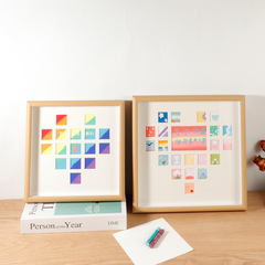 心型相框擺台27多宮格框架愛心油畫棒畫框廠家批發送閨蜜女友禮物