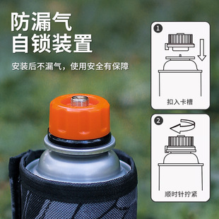 Brass core furnace head converter card furnace gas tank conversion head switching valve self-closing camping outdoor stove accessories