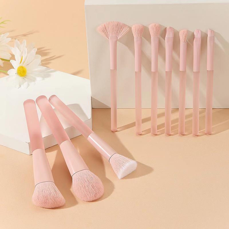 Cuatro Estaciones Verde 13 pinceles de maquillaje super suave resaltar corrector sombra de ojos Cangzhou Fix mismo estilo cepillo de maquillaje bolsa de tela traje