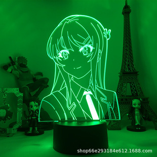 ����Ԫ�����эu����3DСҹ�����������b�LED�߲ʝu׃���^Сҹ��