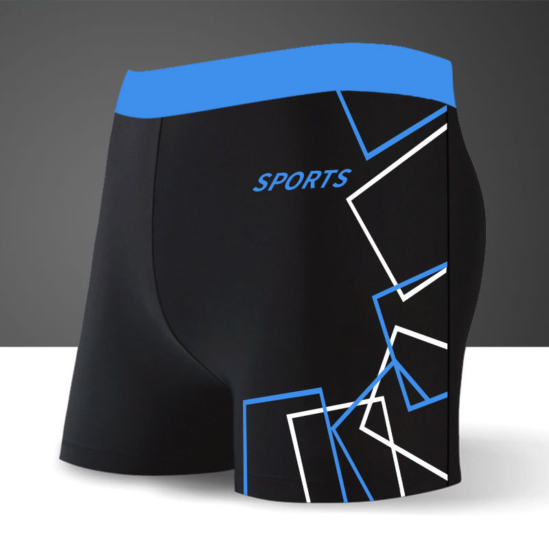Bañador de natación boxeador de los hombres de secado rápido impermeable nylon deportes pantalones casuales color sólido aguas termales de los hombres playa vacaciones playa pantalones cortos