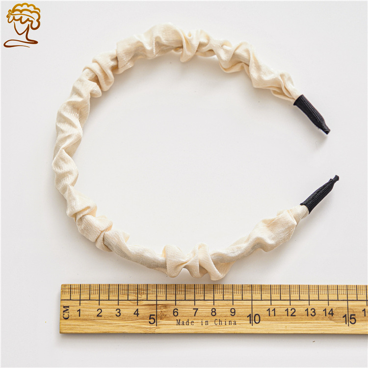 Fashion Ditsy Floral Bow Knot Cloth Printing Pleated Hair Clip Hair Band Hair Tie 1 Set display picture 1