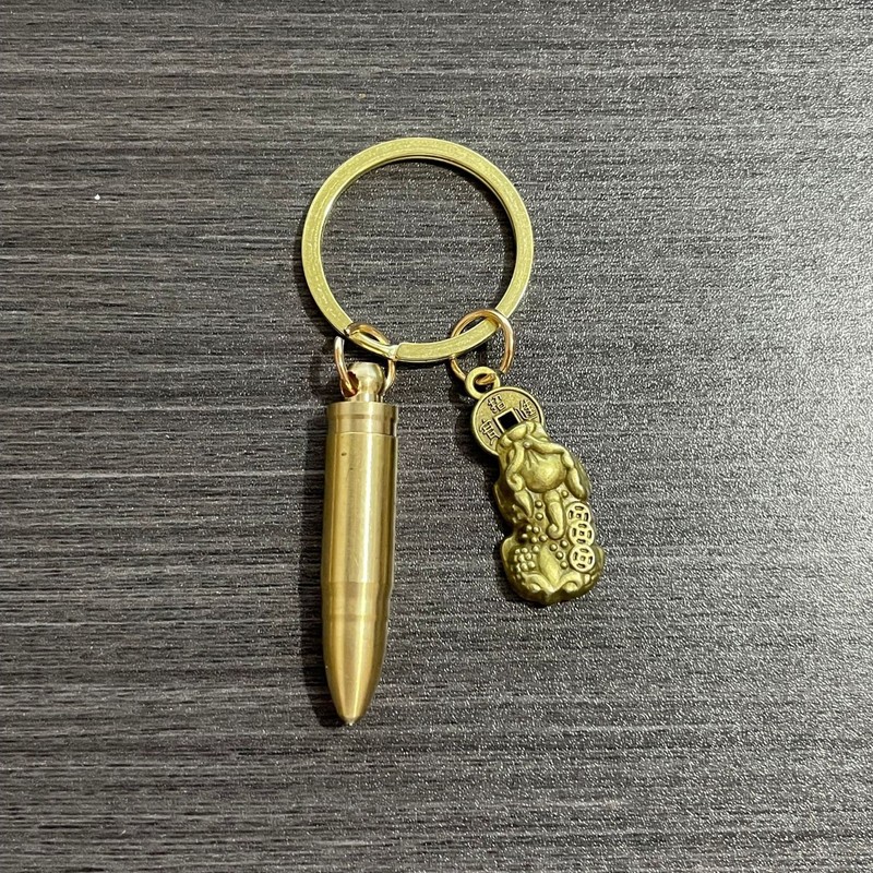 真鍮キーホルダー弾丸エクスプレスナイフペンダント分解エクスプレスナイフひょうたんペンダントジュエリー金属工芸品|undefined