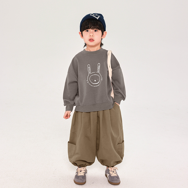 暢果童裝男童衛衣秋裝兒童春秋季寬鬆套頭衫中小童韓版長袖上衣