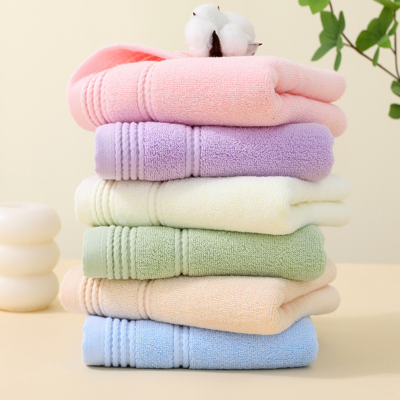 【Factory Direct】Class a 100% Pure Cotton Towel, Thickened for Adult Face Washing, Home Use, All-Cotton, Soft and Absorbent
